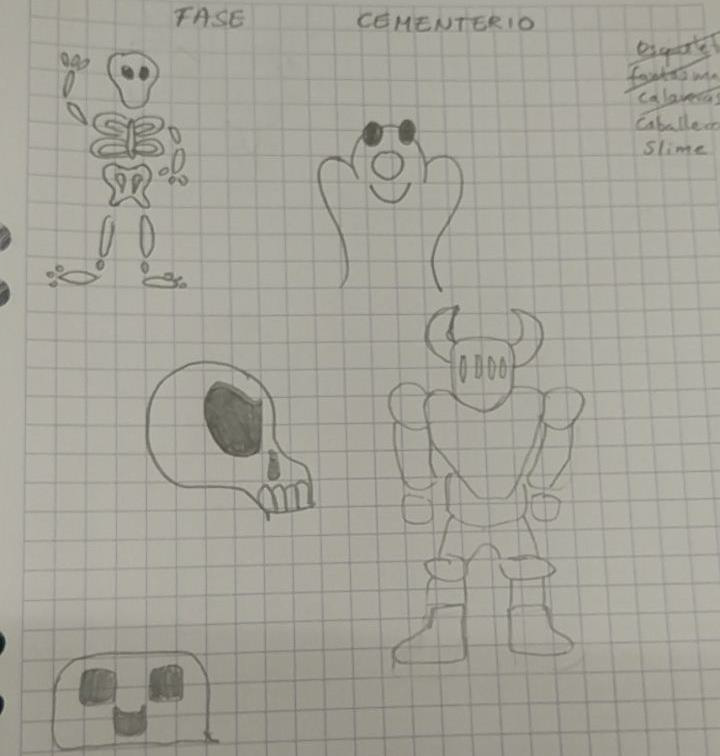 Ánima, boceto enemigos mundo 3